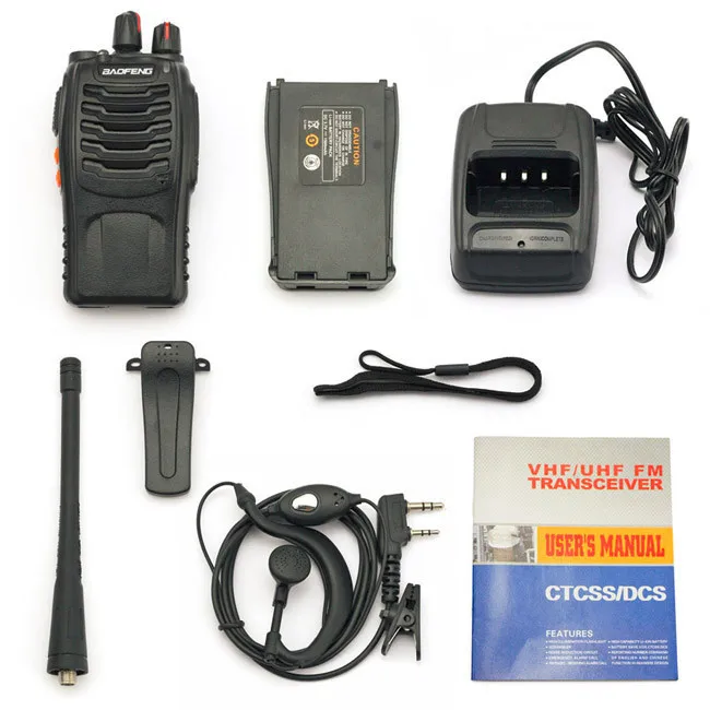 Baofeng BF-888S Cheap Walkie Talkie 5W Handheld bf 888s for UHF 5W 400-470MHz 16CH Two way Portable CB Radio