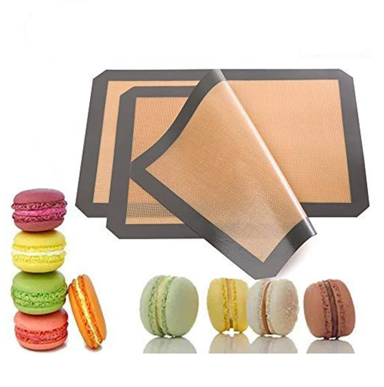 Customized size non-stick heat resistance freeze dryer silicone fiberglass mat with logo printing