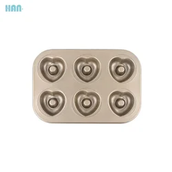 Professional custom carbon steel non-stick bakeware cupcake muffin mold donut mould bread loaf baking pan pizza pan