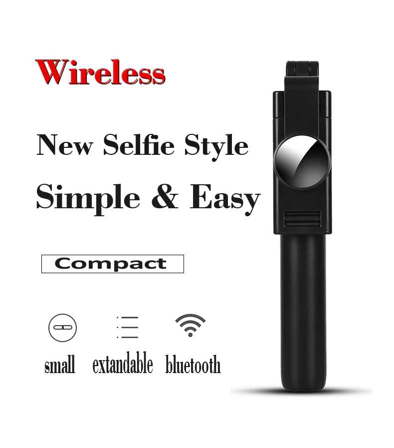 Amazon New selfie stick mini 3 in 1 monopod selfie stick wireless remote for iPhone 360 selfie stick tripod