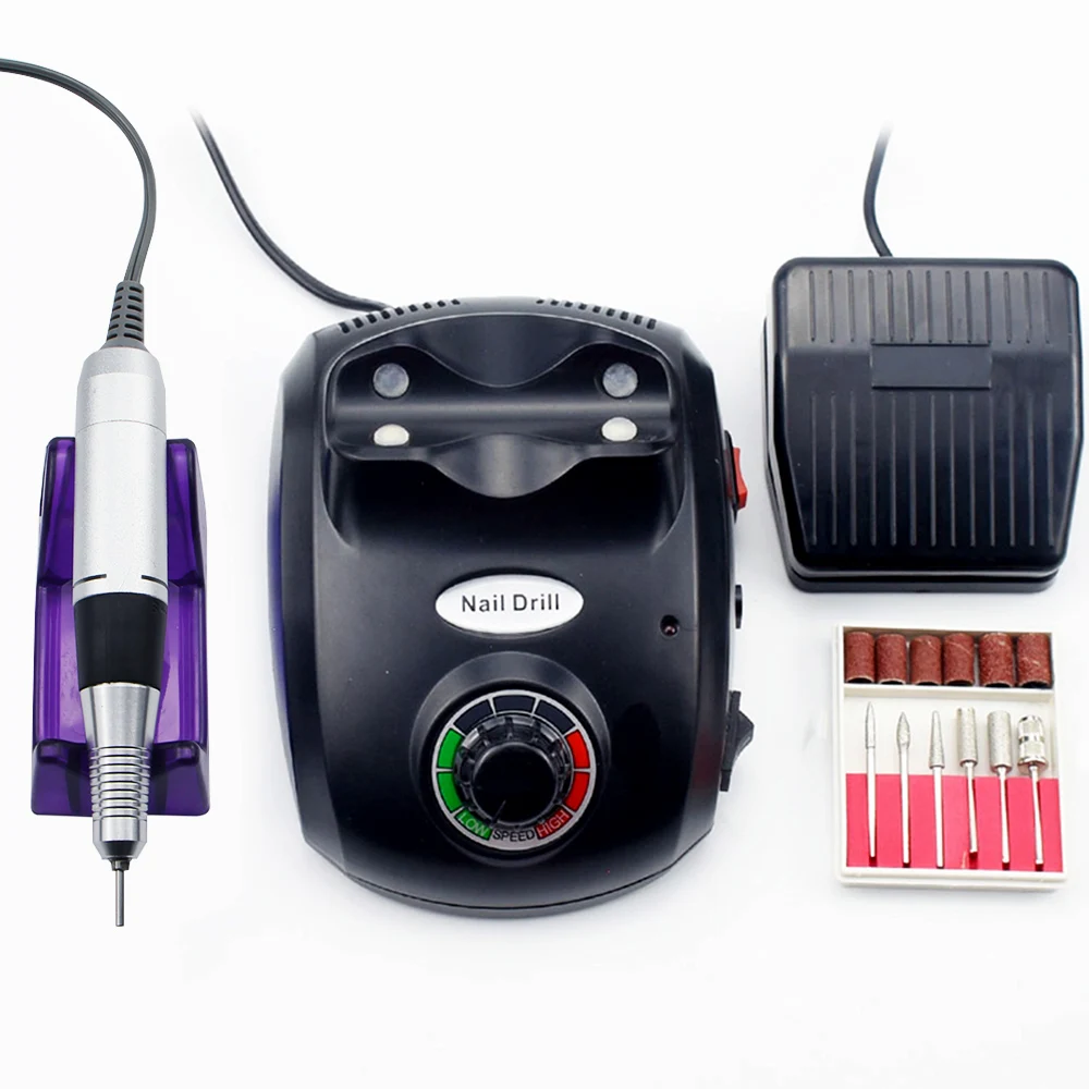 65W Electric Nail Drill Machine Apparatus for Manicure Machine for Manicure Pedicure Machine Electric Manicure Drill Nail Care