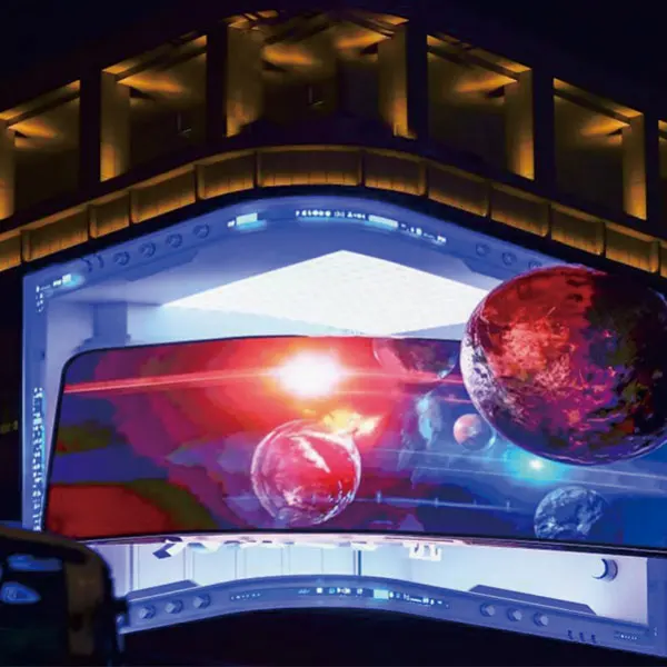 Customized Naked Eye 3D LED Video Wall Outdoor Ultra HD Big LED Advertising Video Wall