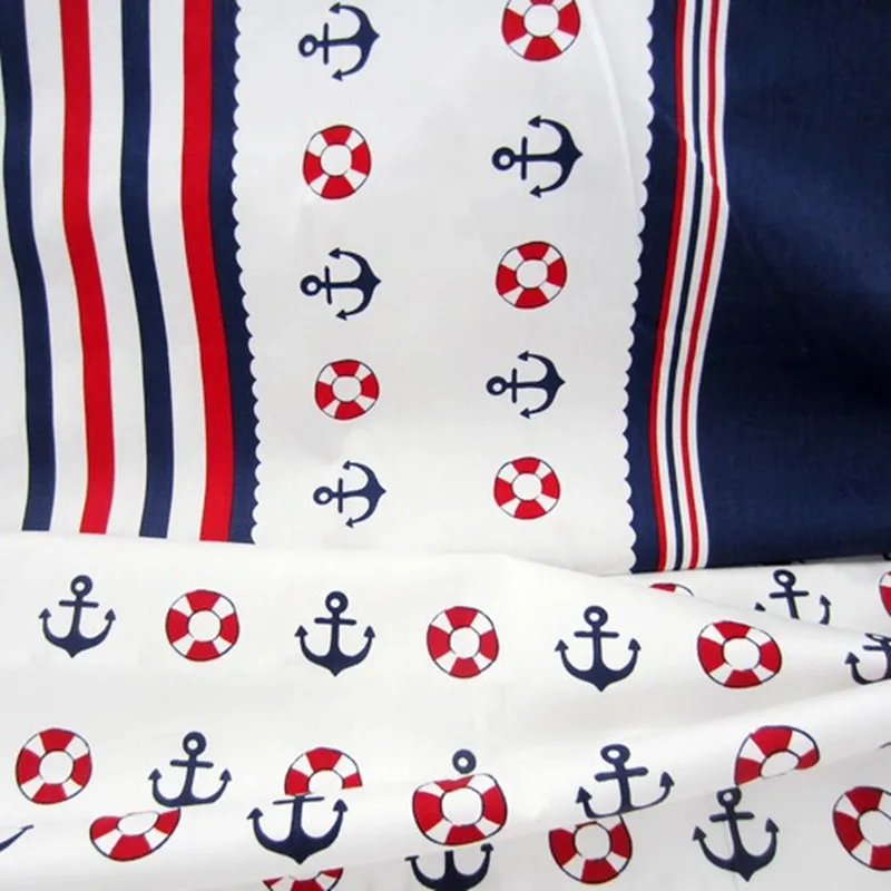 2021 new design Navy style fabric printing cotton