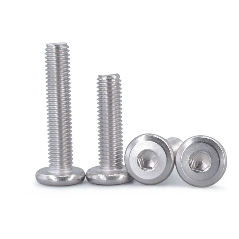 M6 Furniture Joint Connector Bolt  Nut -Hex Socket Screws Head Cot Bed Bolts