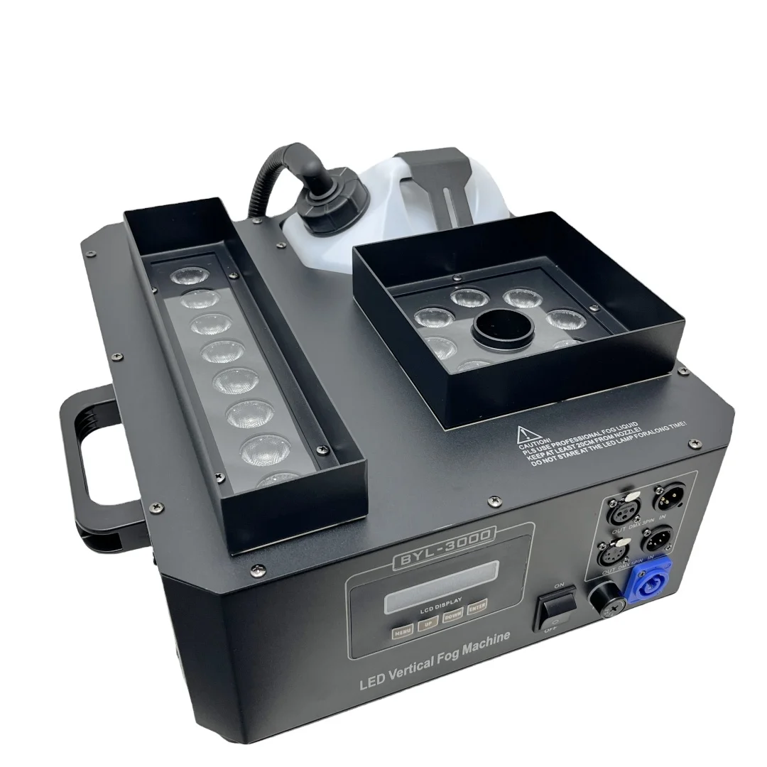 Светодиодное сценическое оборудование с дистанционным управлением и DMX512 2000 Вт светодиодная 2 5л вертикальная противотуманная машина для свадебного освещения