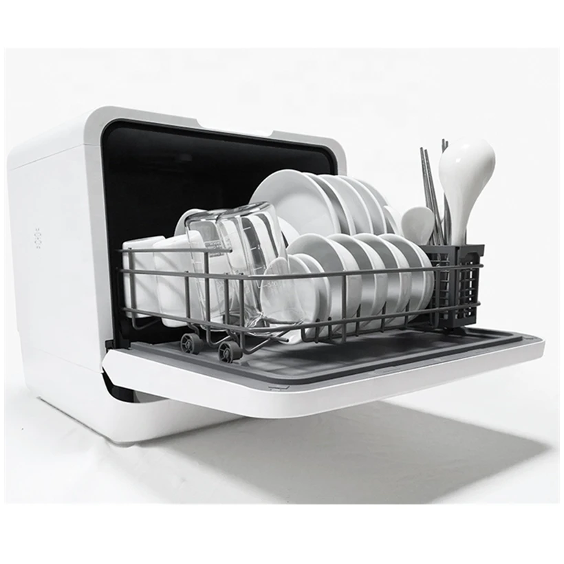 Amazon best seller Wash and dry smart automatic tablet portable 4 sets mini table top dishwasher
