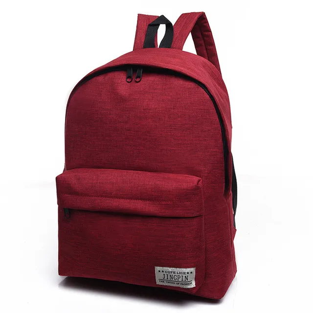 Women Men Male Canvas black Backpack College Student School Backpack Bags for Teenagers Mochila Casual Rucksack Travel Daypack