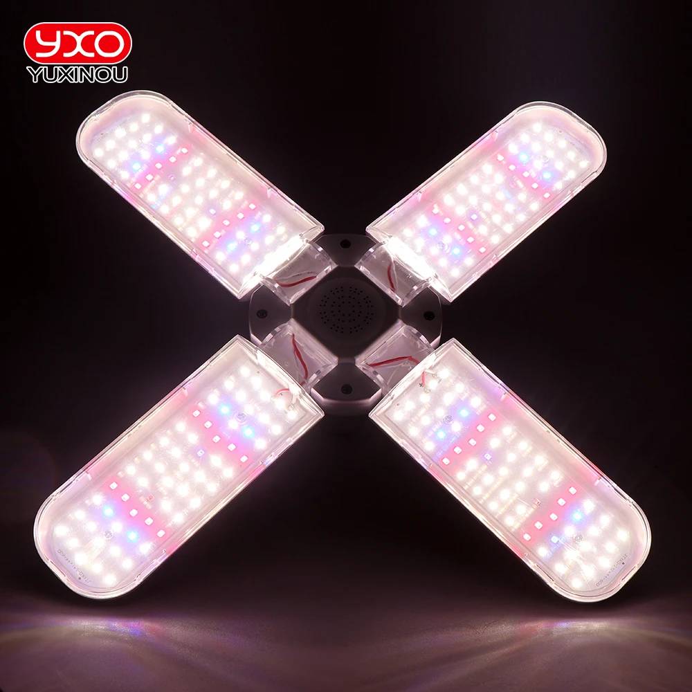 Spectrum Foldable LED plant growth light indoor plant flower seedling SMD2835 48W growth light