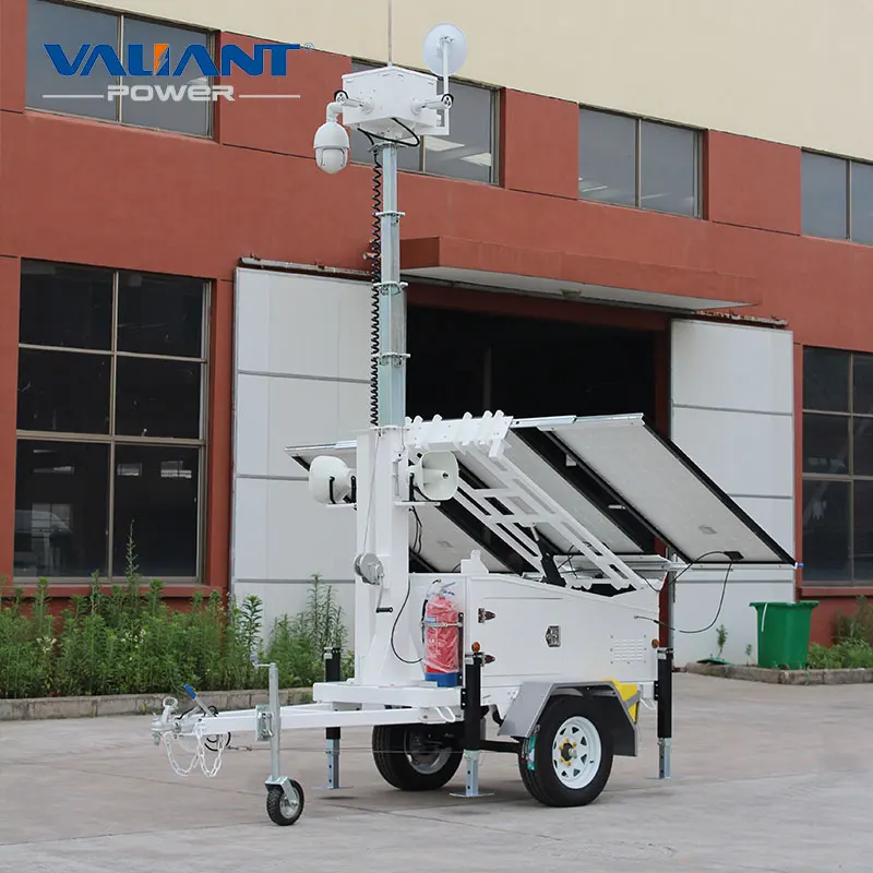 Solar Surveillance Trailer Ideal for Mining Camps