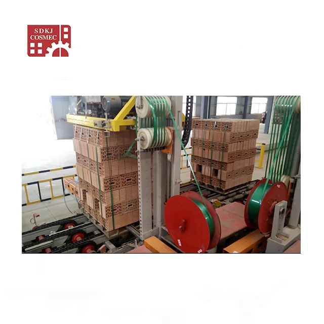 Fully automatic clay brick production line machinery with vacuum extruder & robot stacking machine for clay brick