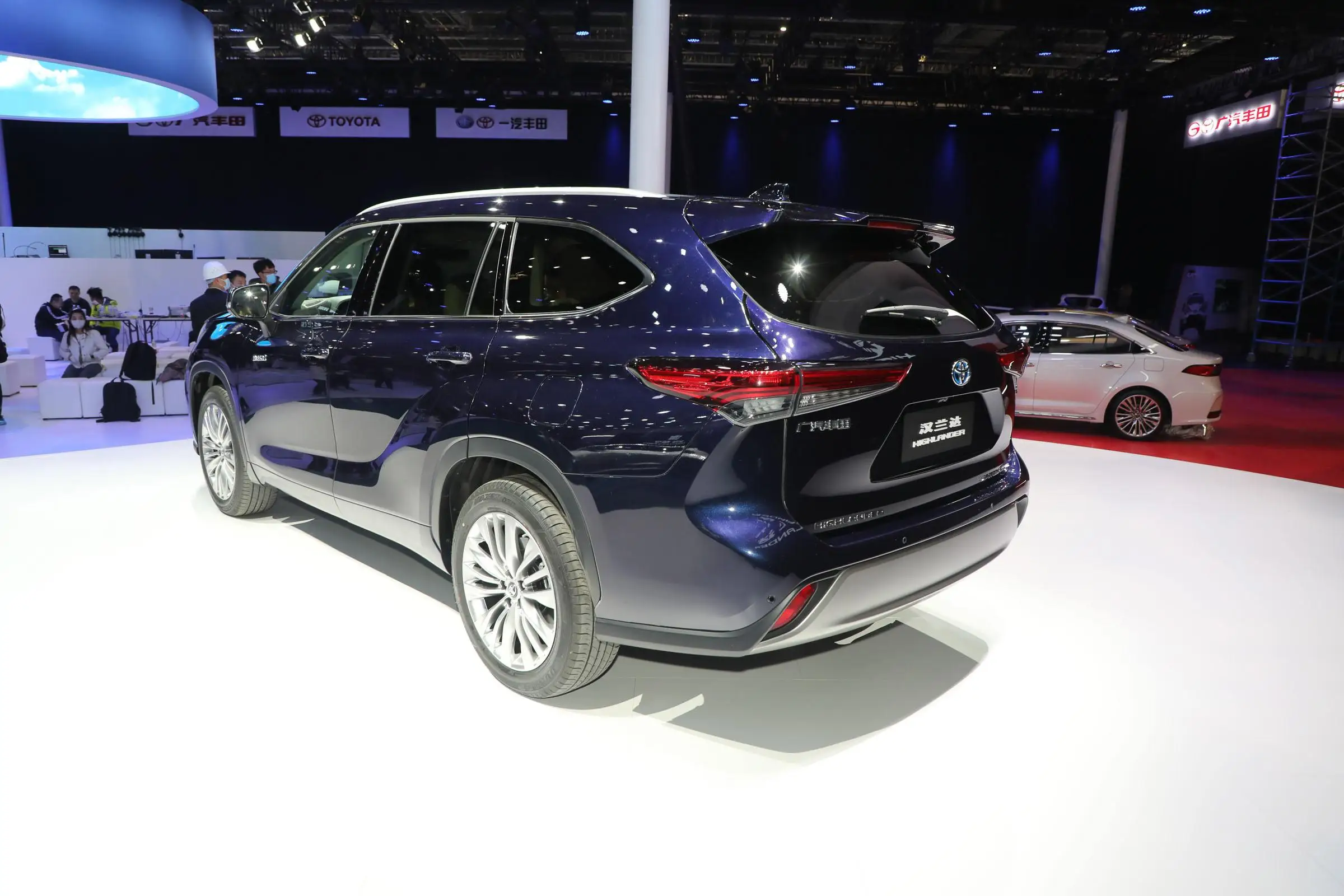 2018 Toyota Highlander электрическая топливная автоматическая коробка передач левое рулевое управление производство кожаных сидений AWD R16 шина 1-25000 евро VI