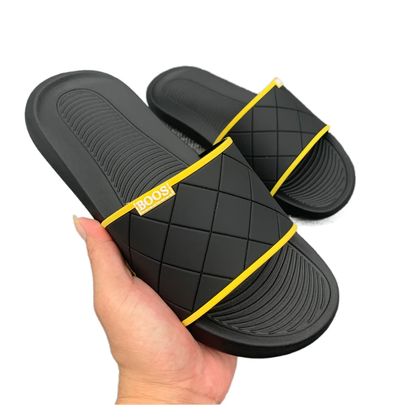 Beach Summer Model Shoe Type Summer Male Sandals Anti Slippery Blue Orange PVC Outdoor Slippers Light Weight,breathable CN;ZHE