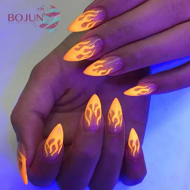 BOJUN glow in the dark pigment brilliant Noctilucent Powder Night Long Lighting Time Glow Dark Powder  luminous powder pigment