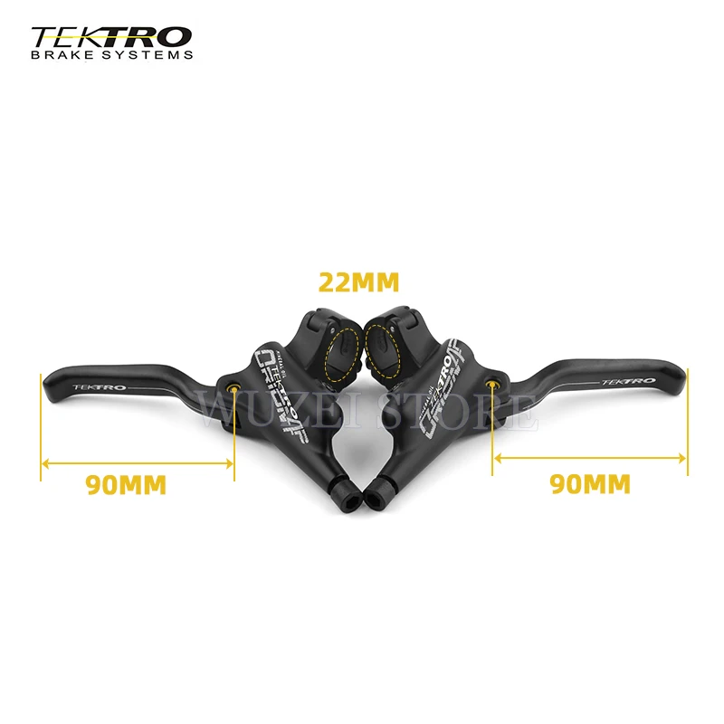 TEKTRO HD-M745 4 Piston MTB bicycle Hydraulic Disc Brake HD-M745 Internal Hose Mountain Bike Disc Brake for SHIMANO Brake
