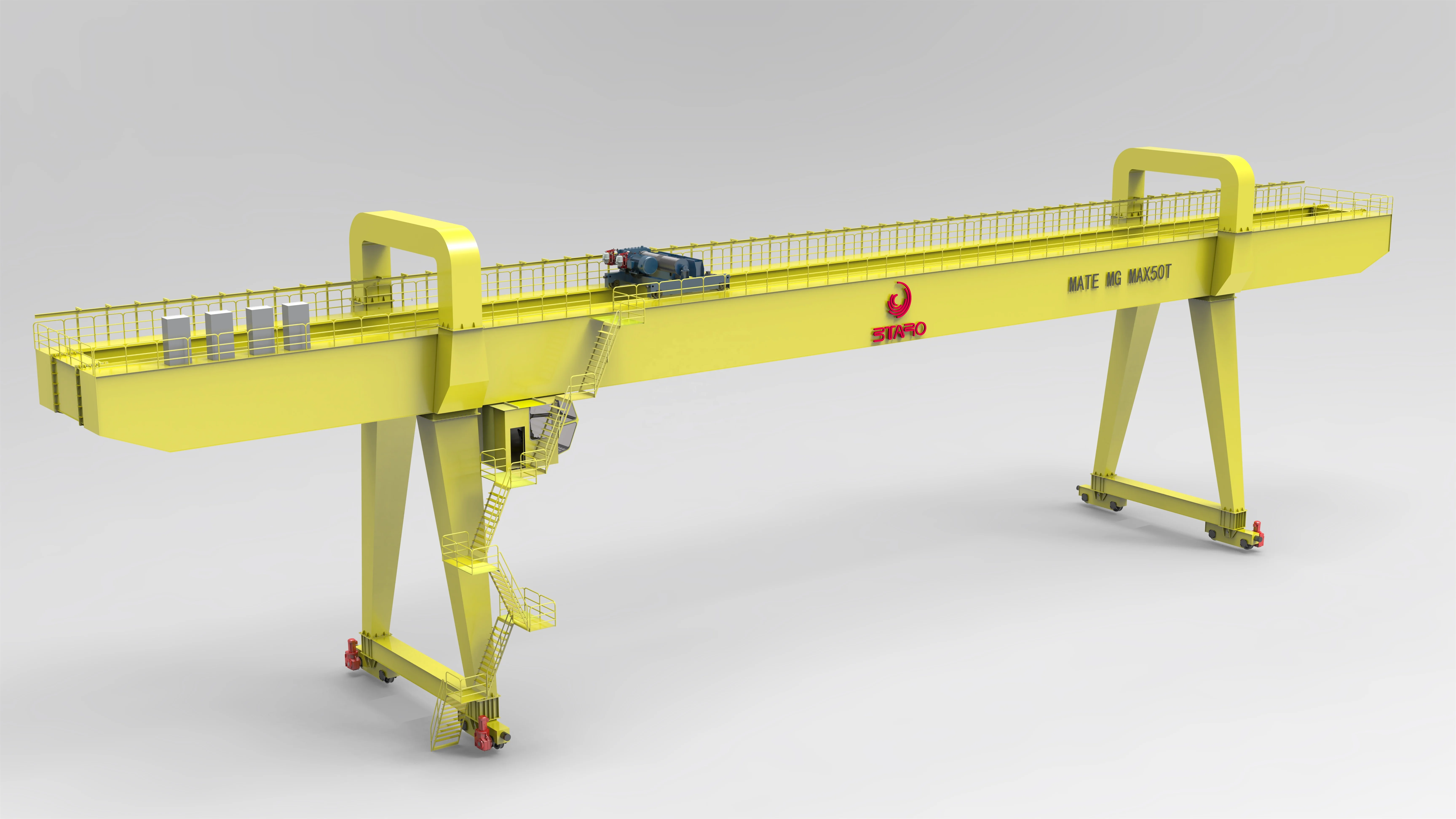 Factory price 10 t 20 t  30t  40t 50 ton double girder gantry crane comply with CE designed life 15-20 years