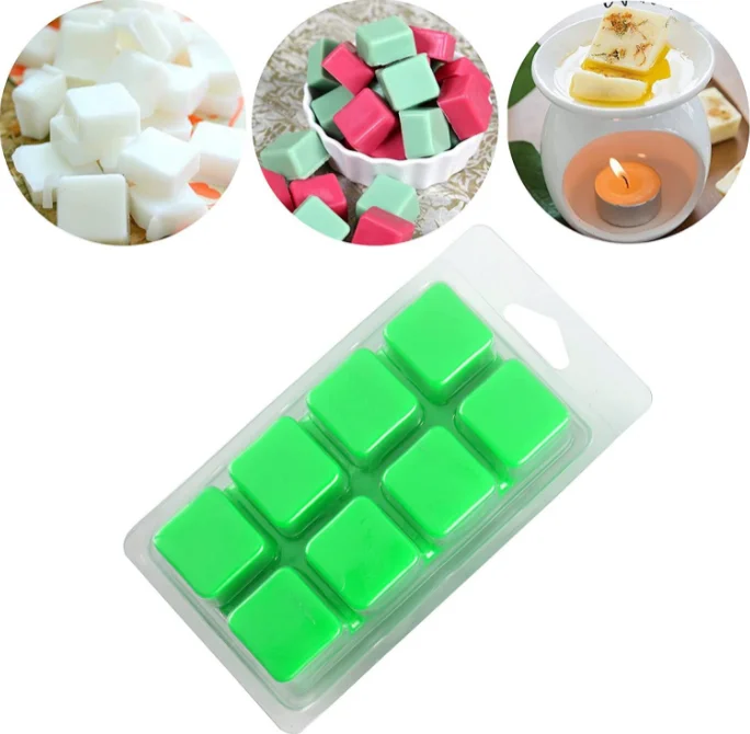 Spot candle blister 6 grid 8 grid aromatherapy wax block essential oil transparent plastic box wax melt packaging shell