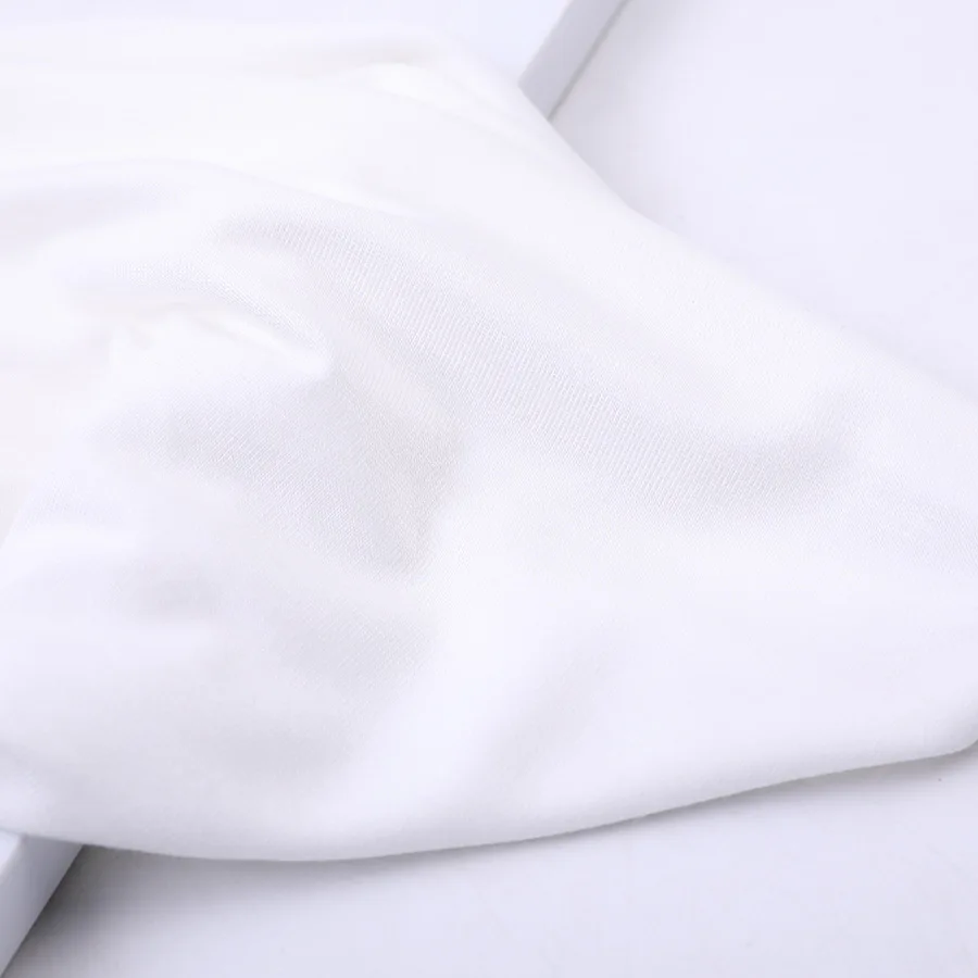 White 180g spandex jersey bamboo fiber T-shirt vest camisole casual wear sportswear fabric