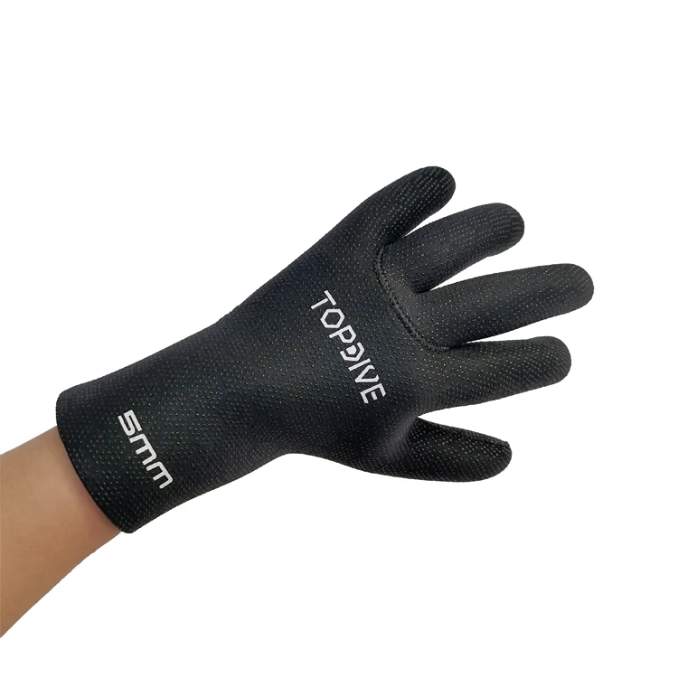 Неопреновые перчатки для дайвинга, Суперэластичные водонепроницаемые, с защитой от холода, 5 мм, для мужчин и женщин