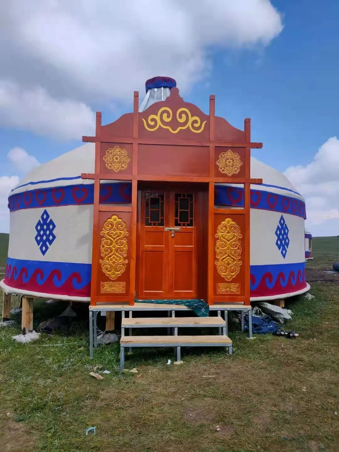 Ger Yurt Accommodation Nomadic Party Catering Wedding Using Mongolian Yurt