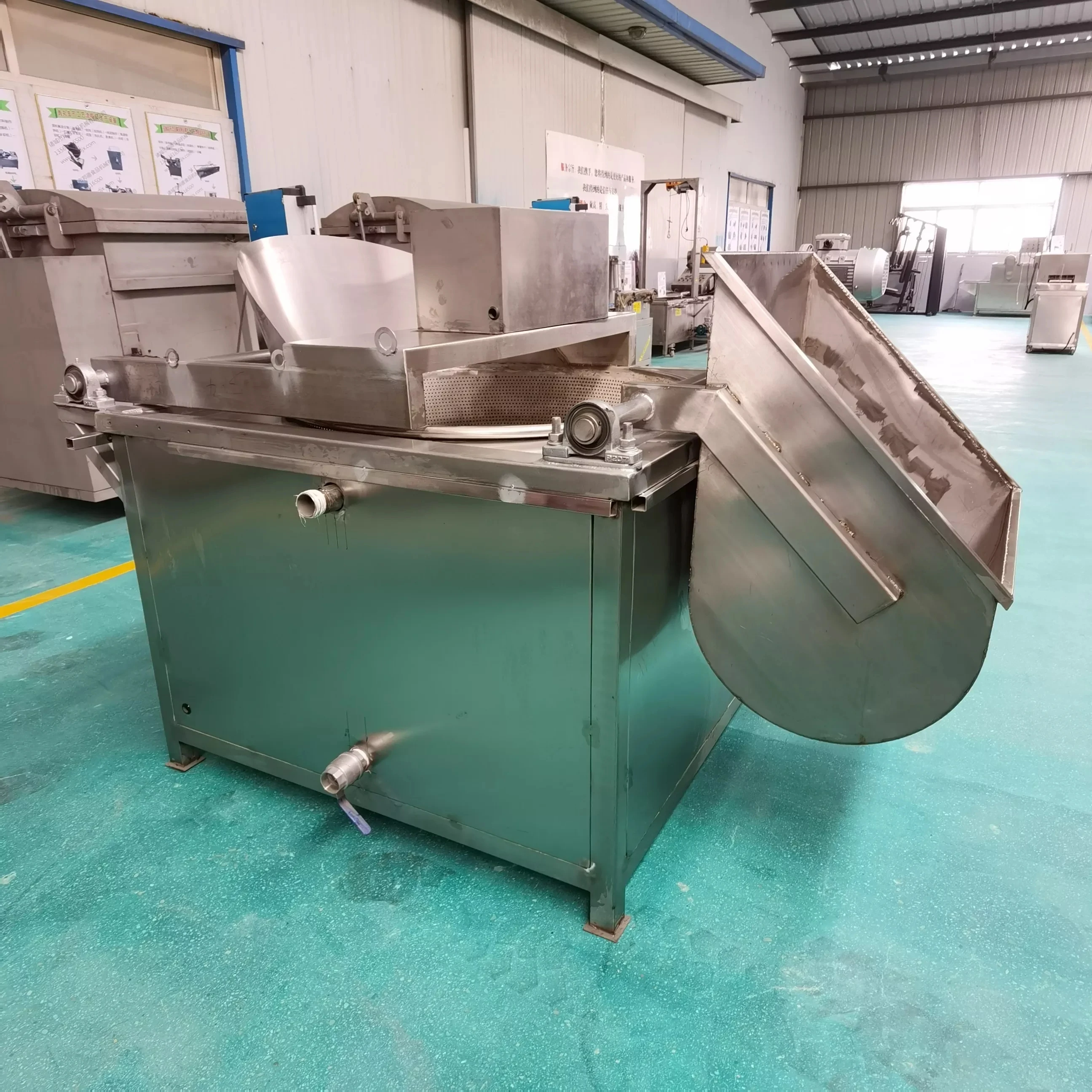 Industrial 304 Stainless Steel High Cost-efficiency Plantain Chips Potato Chips French Fries  Frying Machine