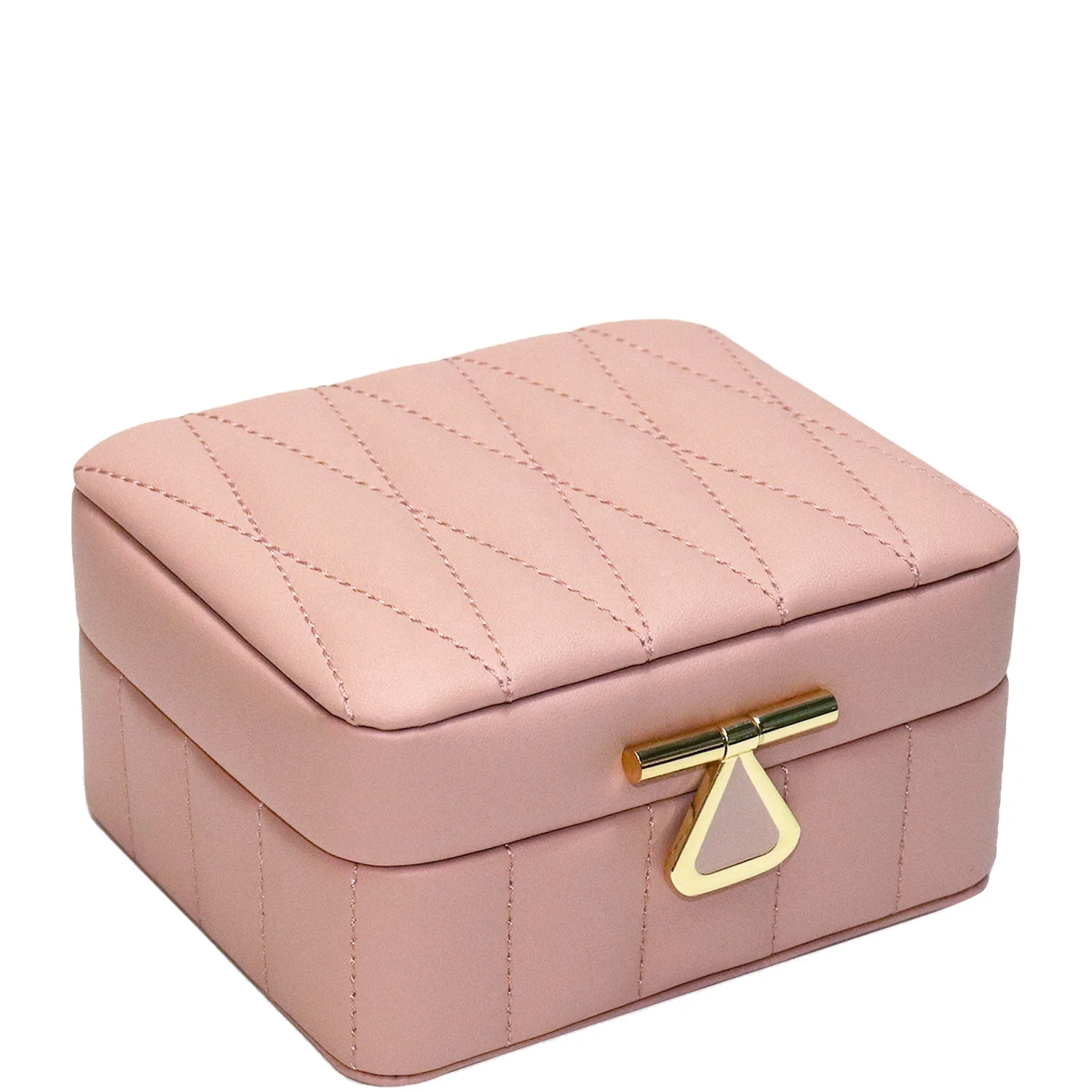2022 Fast Delivery Low MOQ Leather Velvet Mini Organizer Boxes Customized Logo Jewelry Packaging Boxes Travel Storage Box Case