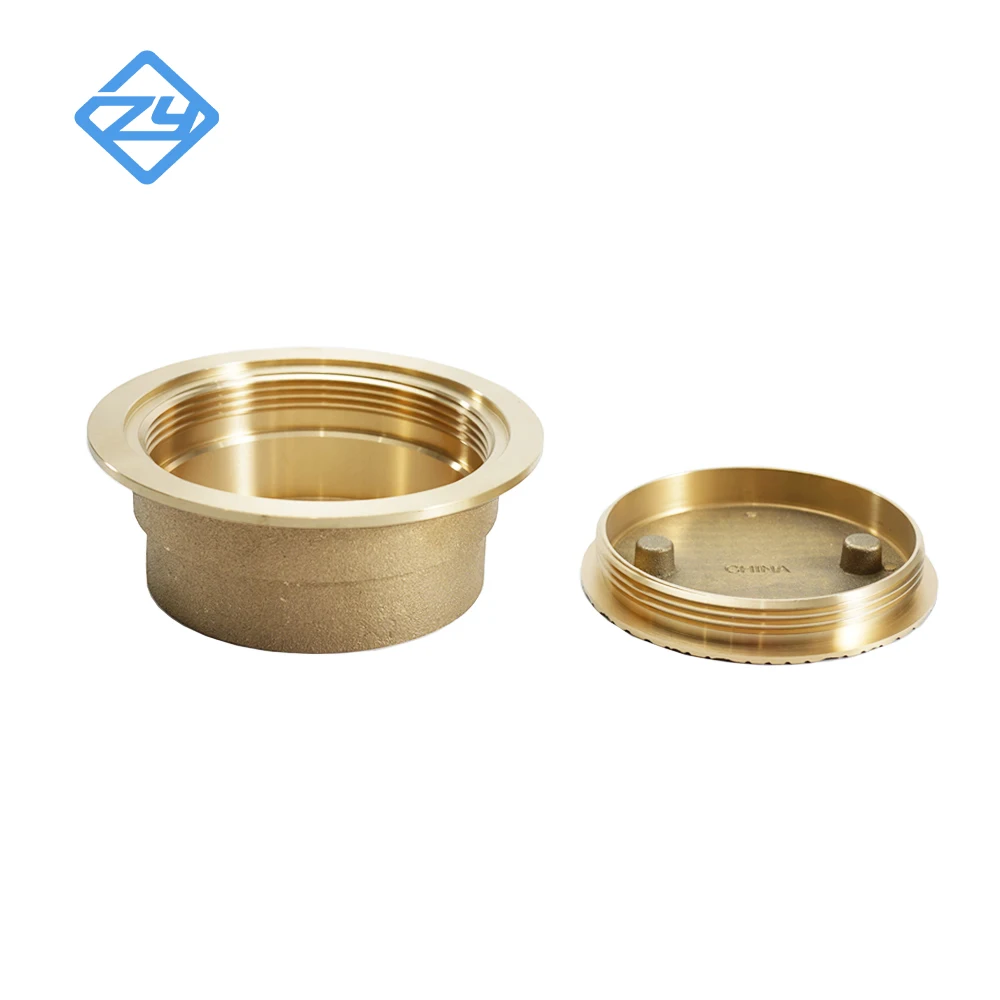 Round Brass Deck Plug Strainer Shower Waste Drainer Grate Floor Drain Cover