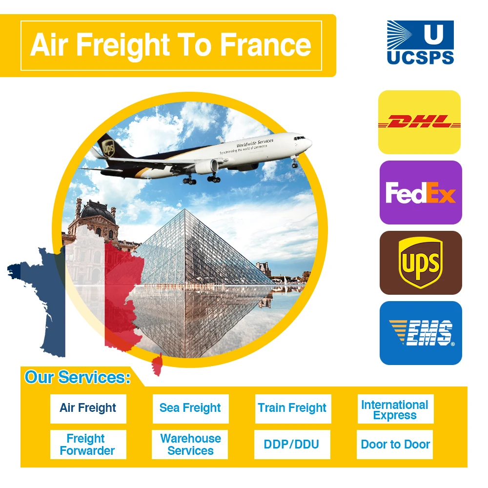 Cheap air freight from China to Europe UK France Germany Italy Spain cargo rates door to door service air freight shipping