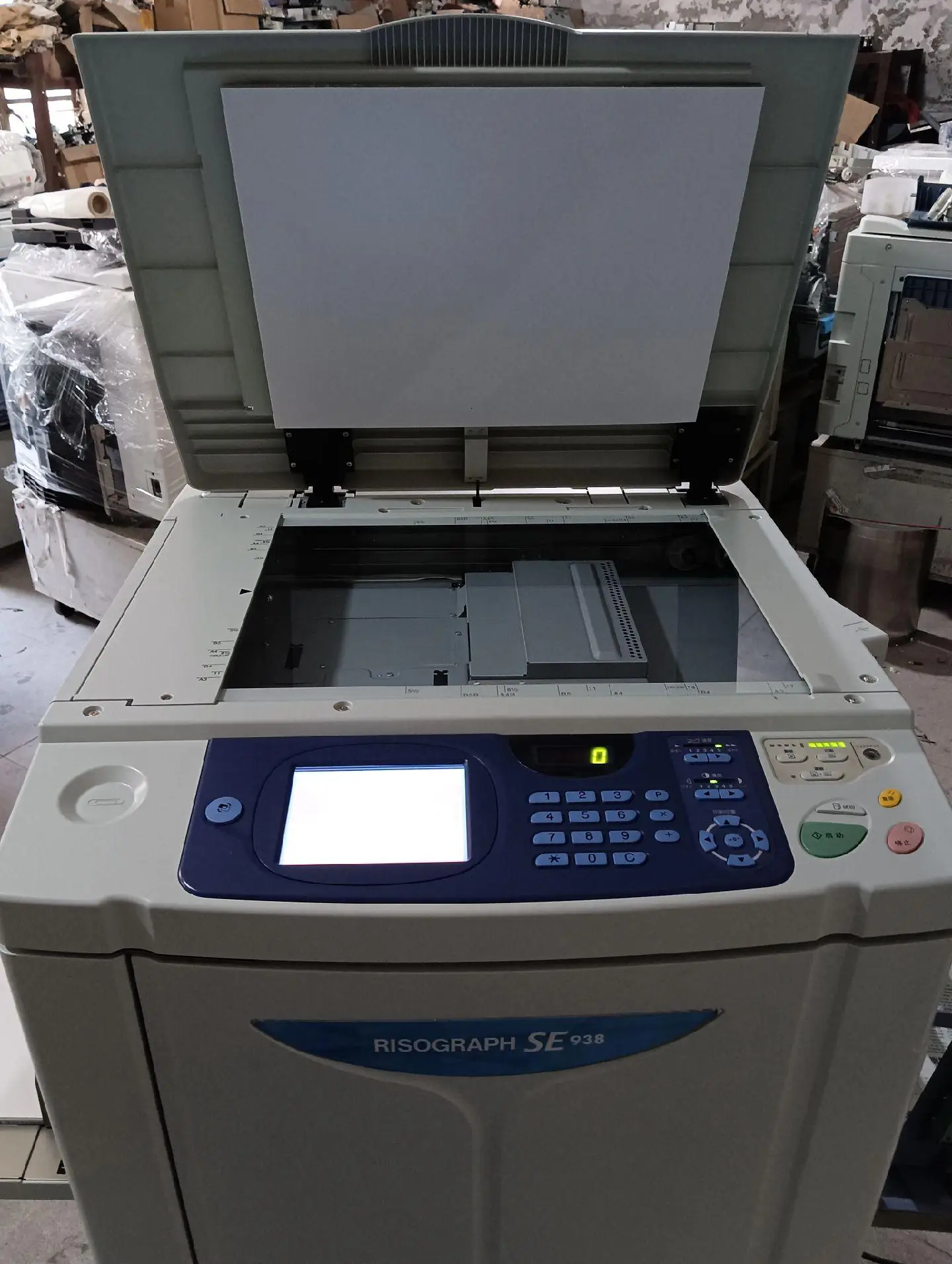Digital Duplicator 180ppm High Speed Inkjet A3 Paper Printer For RISO SE638 628 938 Low Cost 3 in 1 Colored Refurbished Machine