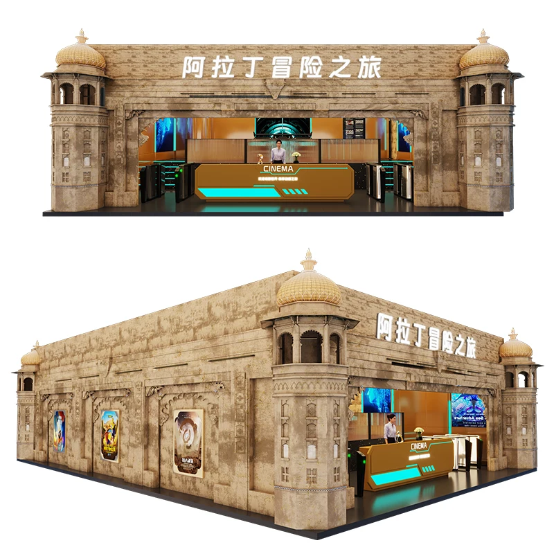 VR Theme Park 3D 5D 7D 9D 12D Cinema Virtual Reality Motion Chair Vr/ar/mr Equipment 6D Flying Roller Coaster Simulator