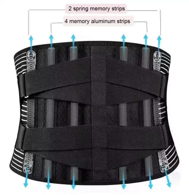 Breathable Pain Relief Medical Lower Waist Back Belt Lumbar Brace Support Belt Waist Brace Belt