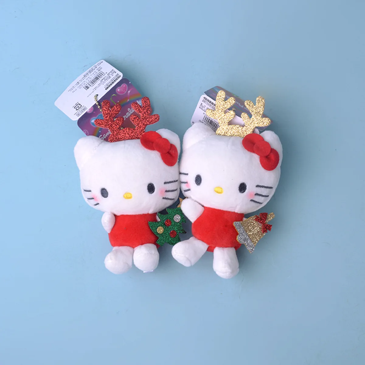 Новый kawaii kitty kulomi melody Рождественская серия Плюшевые игрушки Аниме рождественские подарки сумка кулон мини плюшевые куклы брелок