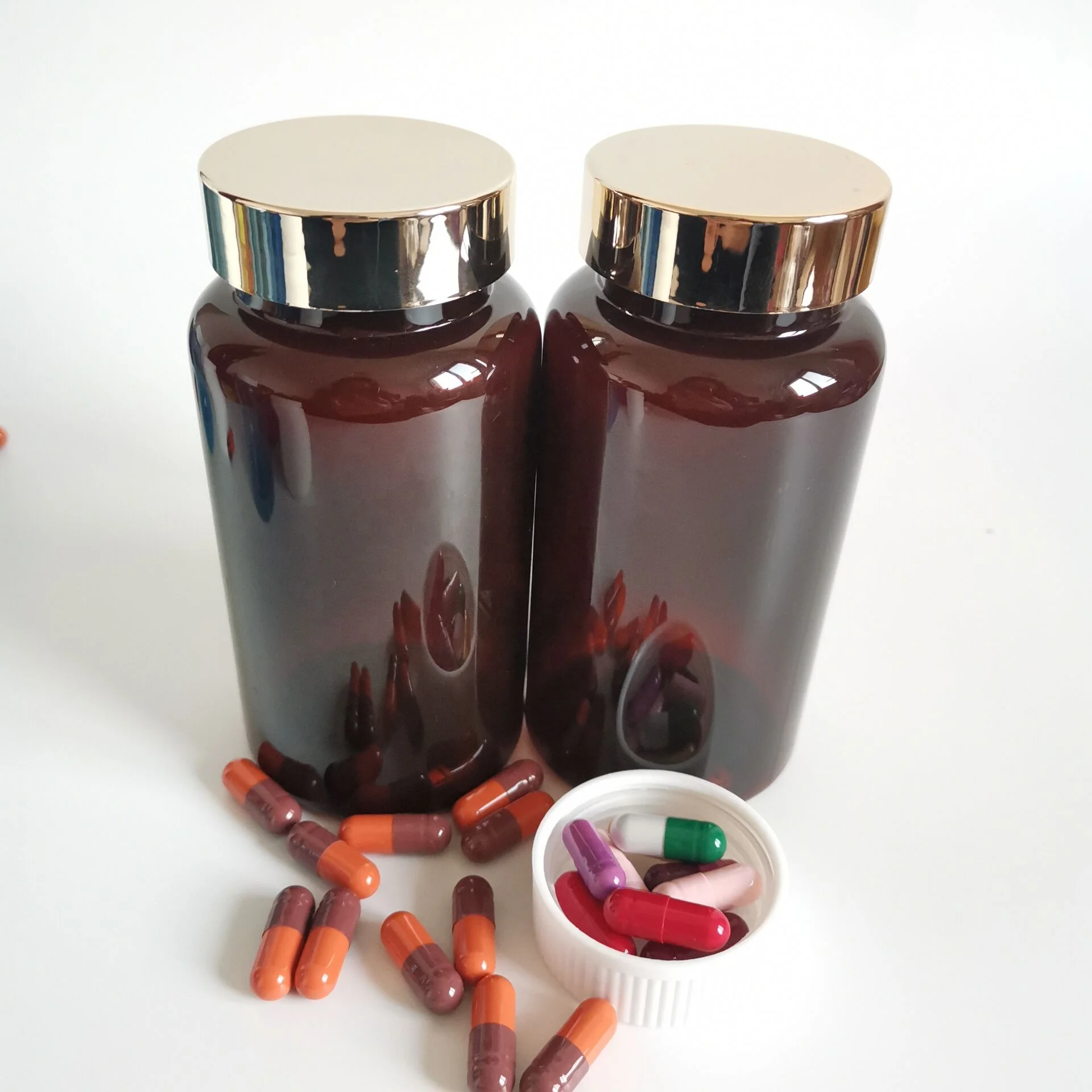 Wholesale Price Green Blue Color Plastic HDPE Food Packaging Bottle