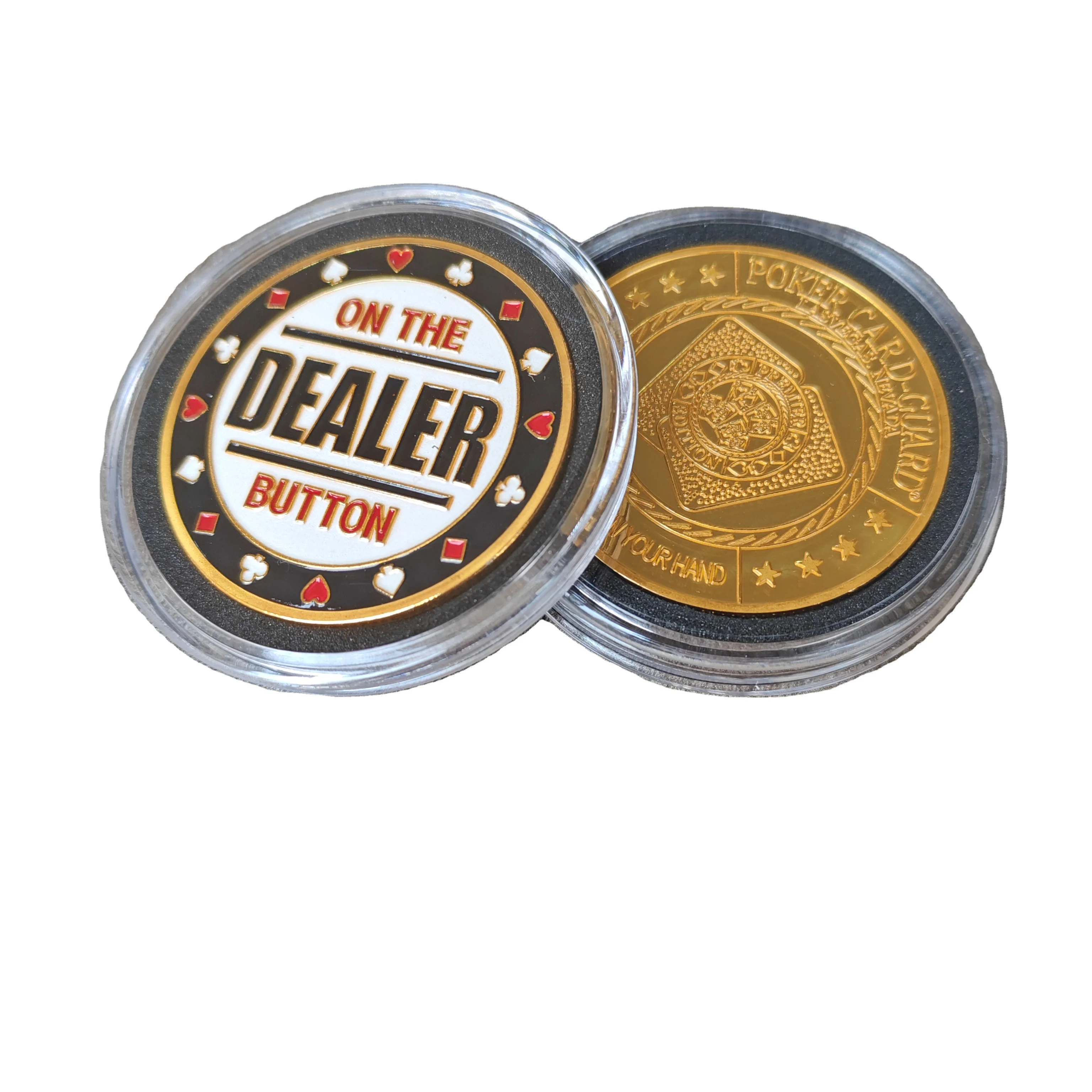 Poker metal chip press commemorative coin