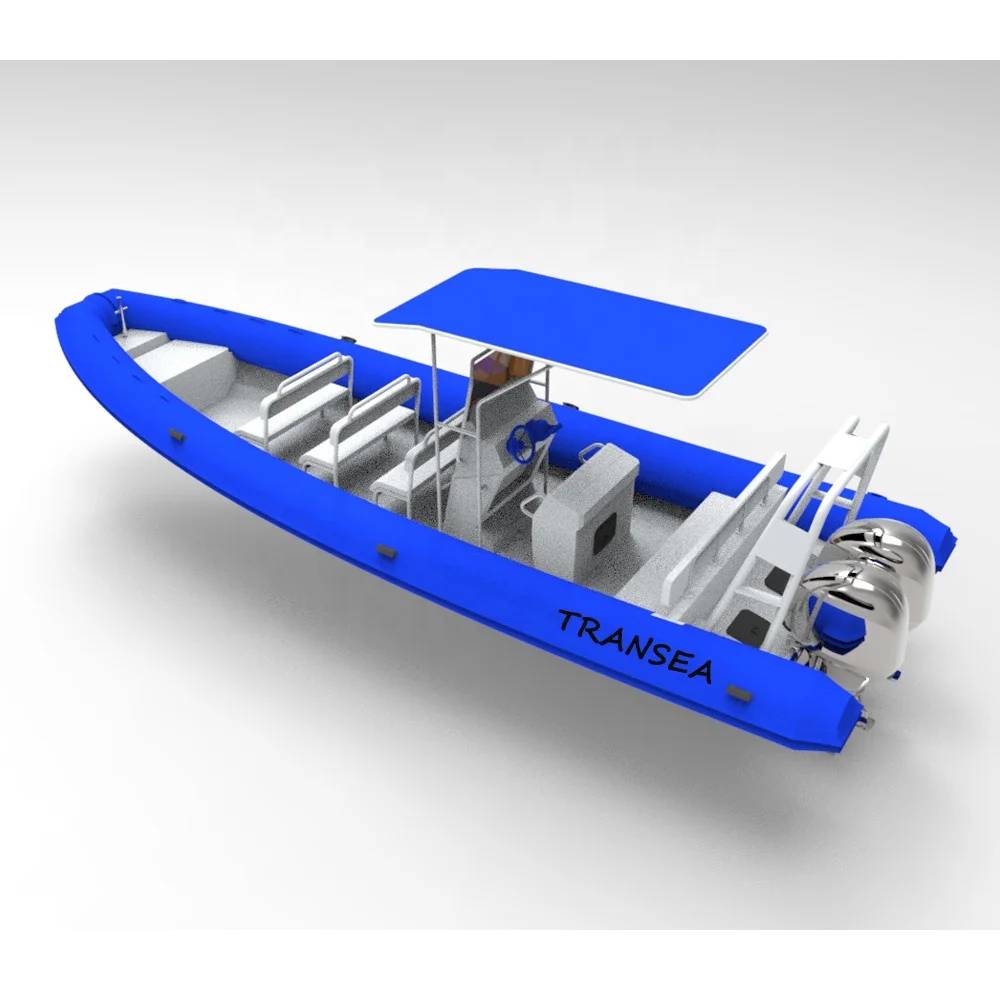 Роскошная немецкая надувная лодка RHIB 860 28 7 футов с алюминиевой ребристой лодкой в гипалоне