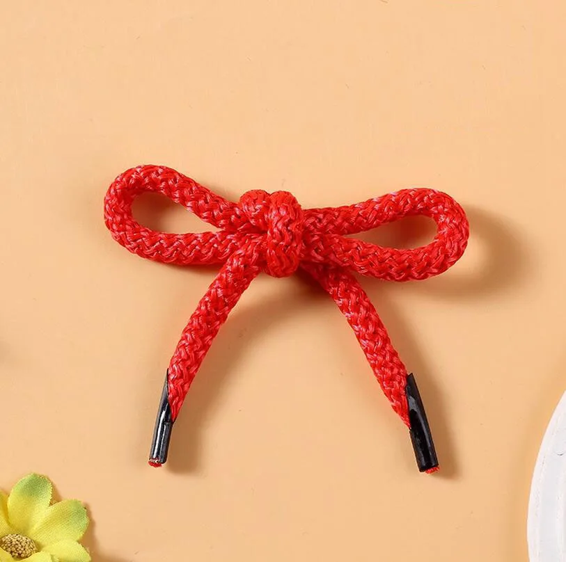 Packing custom pp pe cord rope polyester 2mm 30cm shoelace braid nylon flat rope price