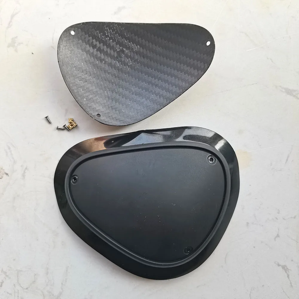 Real carbon fiber shoulder elbow knee protector guard slider for motorcycle racing jacket