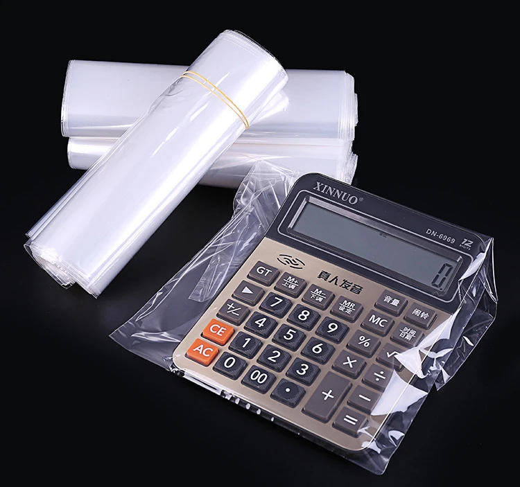 Large Performance White Polyolefin Printable Shrink Wrap Plastic Film Centerfold Reasonable Price Manual Shrink Stretch Film Pe