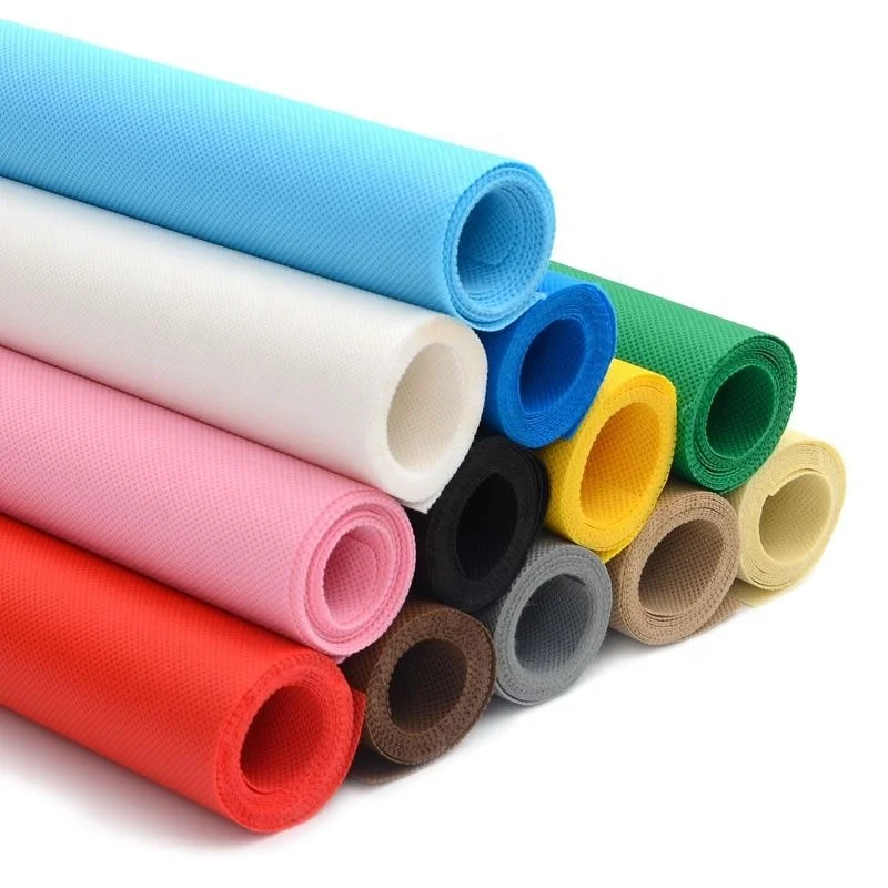 jiangsu roll non-woven fabric manufacturer spunbond agriculture cover pp 100%pp nonwoven fabric material for t-shirt bag