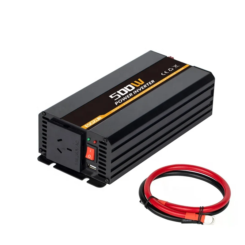 dc 12V to ac 110V/120V/220V/230V 500watt/500va/500w pure sine wave power inverter