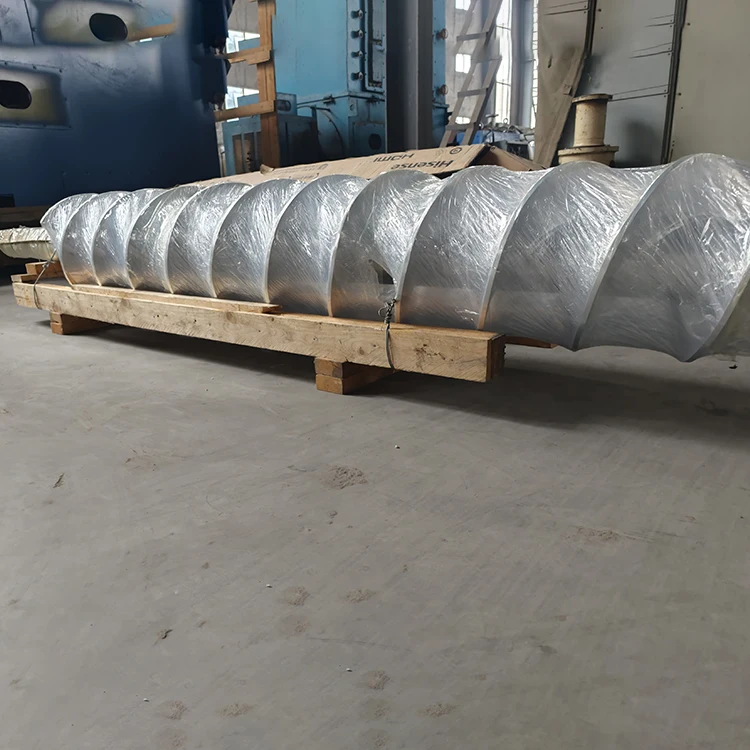 Spiral Feeder of Defibrator Machine Part feeder screw for fiberboard production line