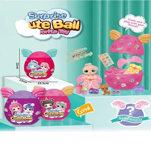 Hot popular Product Kids Amazing Magic Egg Blind Box Toys for Girls Girl Birthday Surprise Random Trendy Toy