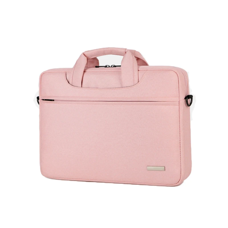 Wholesale Custom Logo Slim Nylon Waterproof Computer Shoulder Handbag Pack Sleeve Laptop Bag Covers For Women