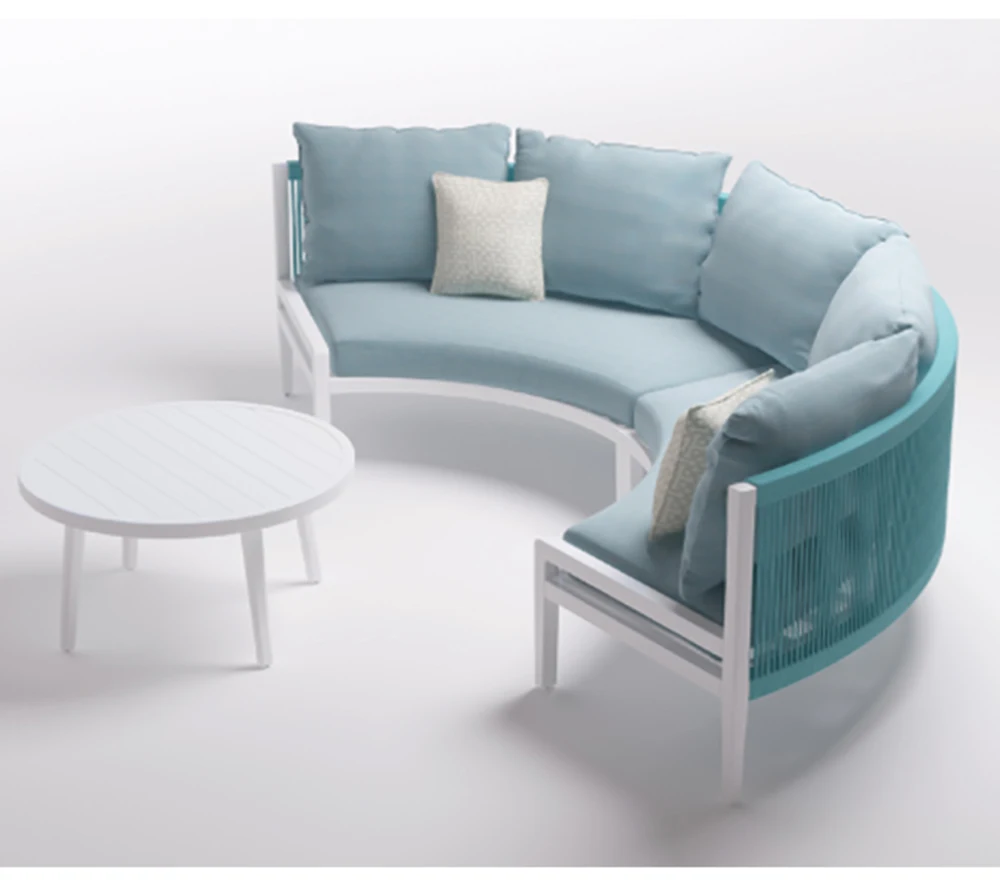 ZNZ new product PVC mesh fabric rope with stuff inside for garden chair sofa usage