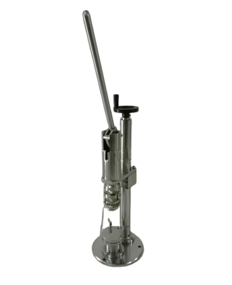 2021 new hot sale aerosol cans manual metal can hand seamer machine