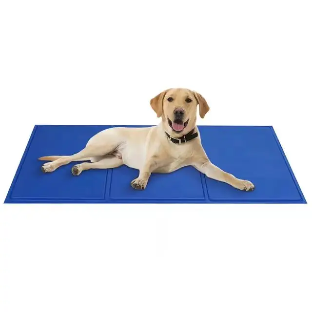 Small Medium Large Dog and Cat Mat Water-Proof Oxford Fabric & Non-Toxic Gel Self Cooling Pet Mat Made of Silicone