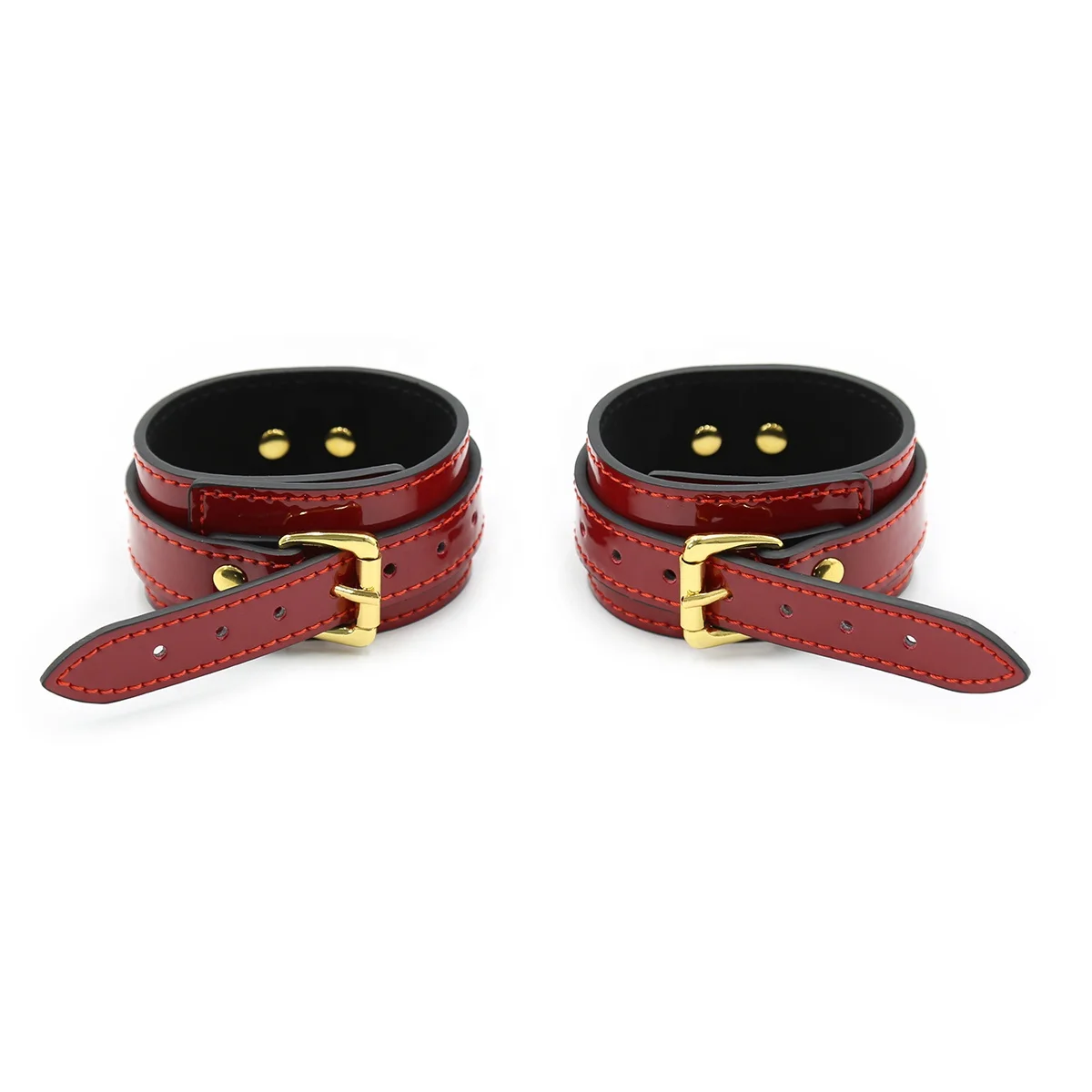 YiWu bdsm sex toys PU Bright leather Cuffs Bondage SM Restraint Toys Bondage Restraint Sex Products SM Toys For Adults Sex Shop