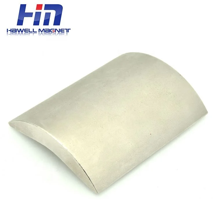 Подгонянный сегмент Спеченный ndfeb состав редкая земля постоянный сильный Серводвигатель неодимовый магнит дуги