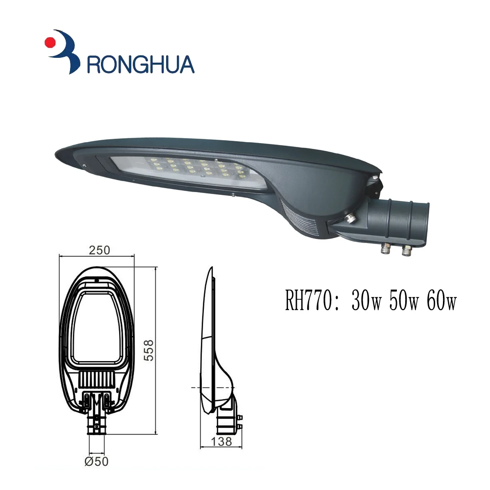 Chinese Factory  CE IP65  5 Year Warranty LED Road Lamp Outdoor Aluminum Led Road Light