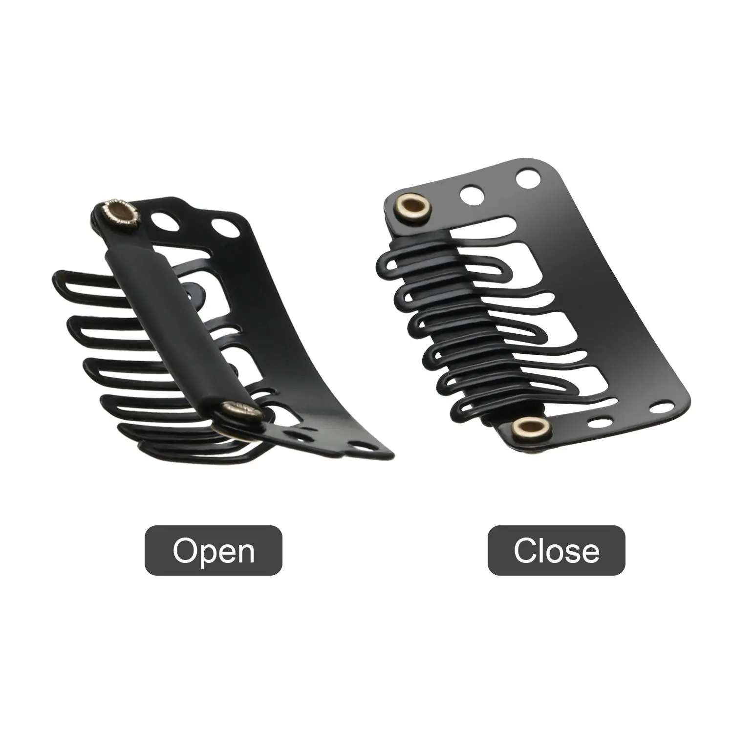 Clip-in Hair Extension Tools Stainless Steel Hair Clips Snap U-Shap Hair Accessories