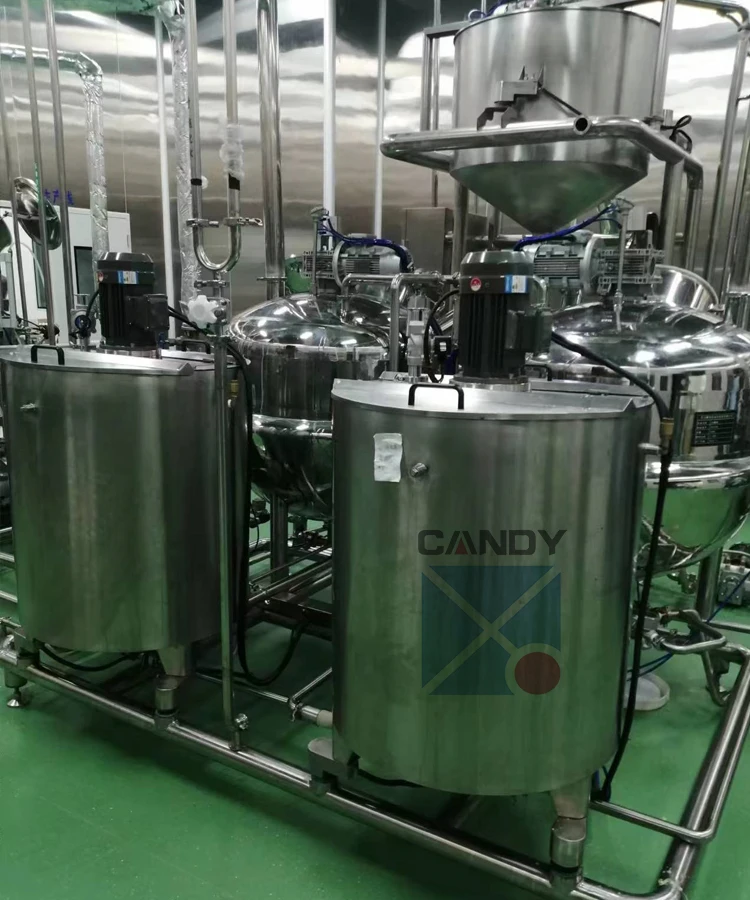 2023 Large Auto Gummy Making Machine Juicy Candy Production Line